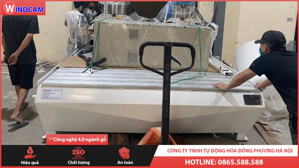 CHUYỂN GIAO CẤU HÌNH MÁY ĐỤC GỖ CNC HIỆN ĐẠI 2235-2Z-8 TẠI CÔNG TY GIA PHÁT