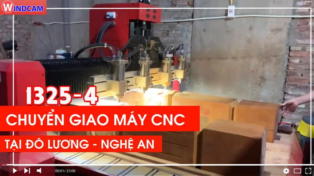 Máy đục gỗ vi tính 1325-4 Windcam tại nhà anh Sơn | Nghệ An