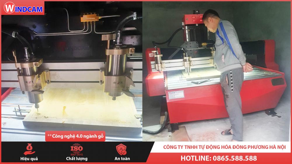 BÀN GIAO MÁY CNC 1325-4 ĐẦU || ANH THĂNG HOÀI ĐỨC