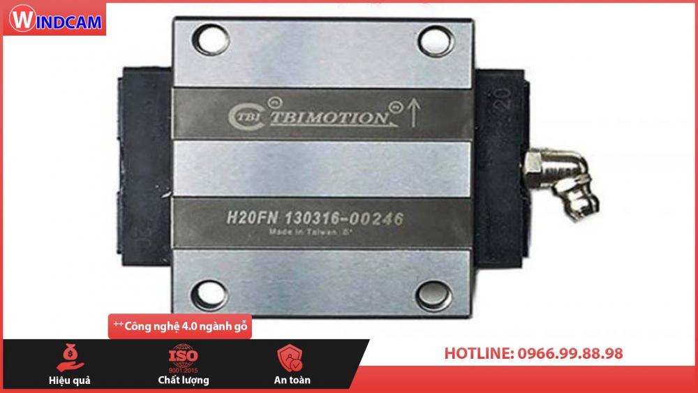 Linh kiện CNC - Con trượt vuông TBI 20 có cánh