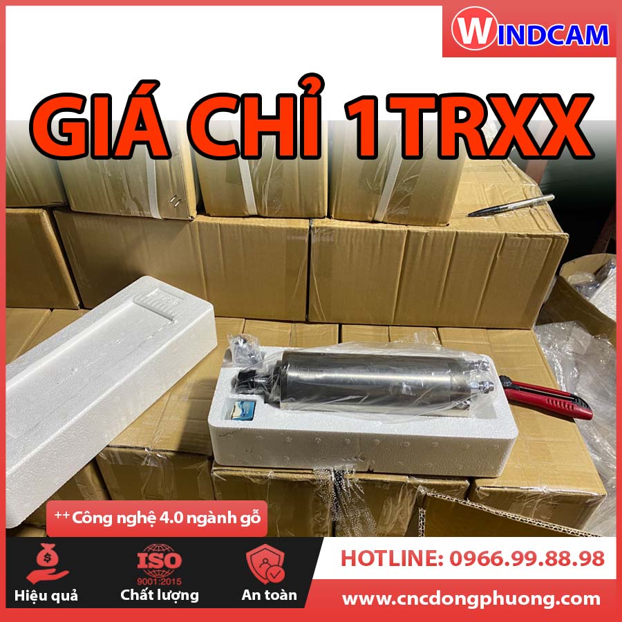 SIÊU KHUYẾN MÃI THÁNG 5: SPINDLE 1.5KW GIÁ CHỈ HƠN 1 TRIỆU