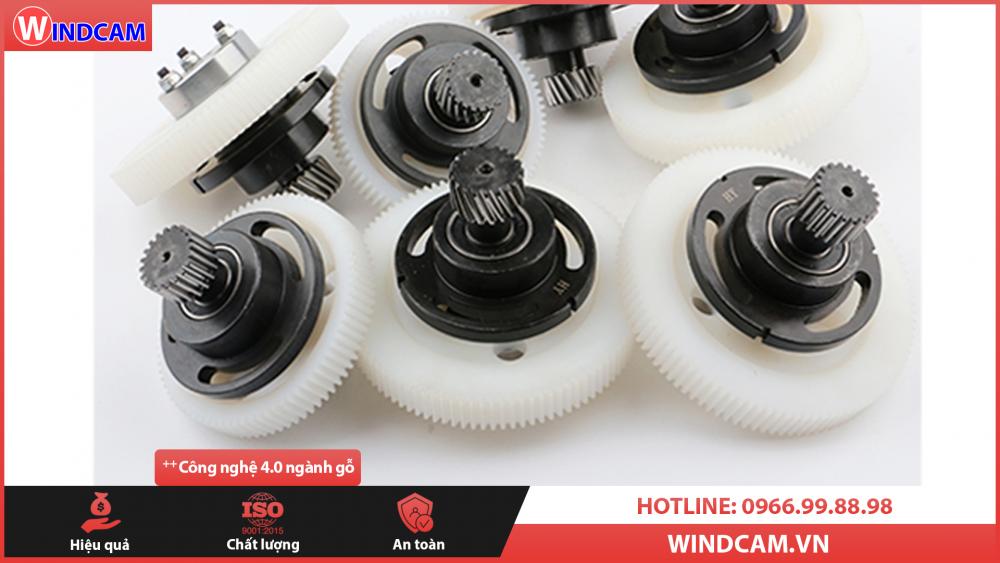 Bánh răng nhựa máy CNC đục gỗ: Linh hồn của sự truyền động chính xác
