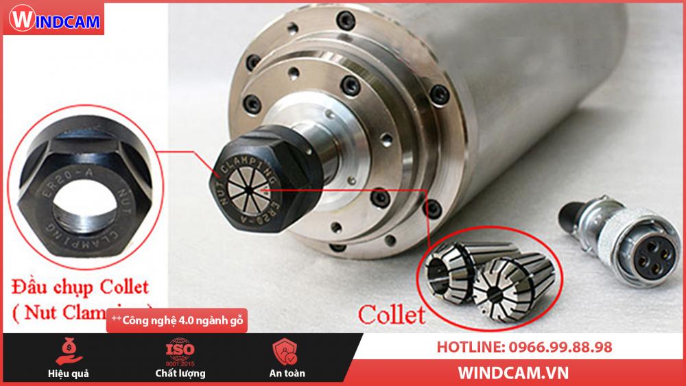 Lựa chọn áo Collet và Collet kẹp dao phù hợp với củ đục Spindle