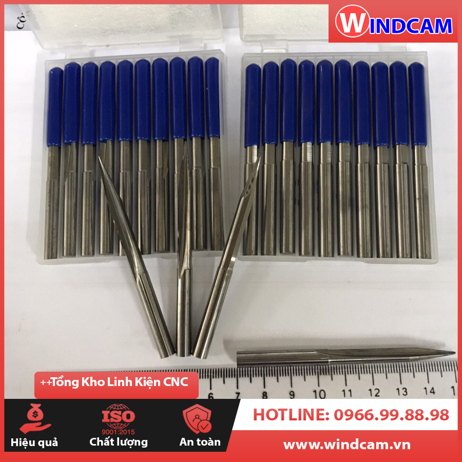 Dao CNC khắc gỗ tinh 2 me tại CNC Đông Phương