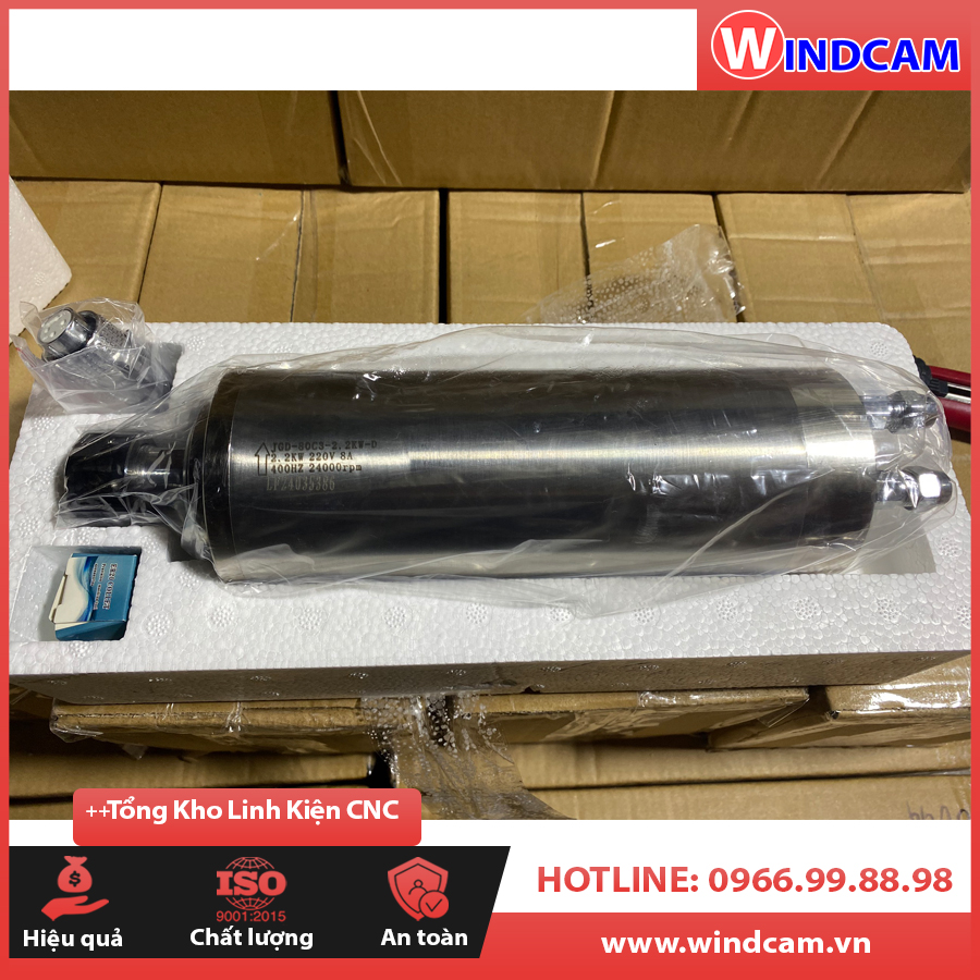 Củ đục Spindle 2.2kw giá chỉ 2tr5 tại CNC Đông Phương 